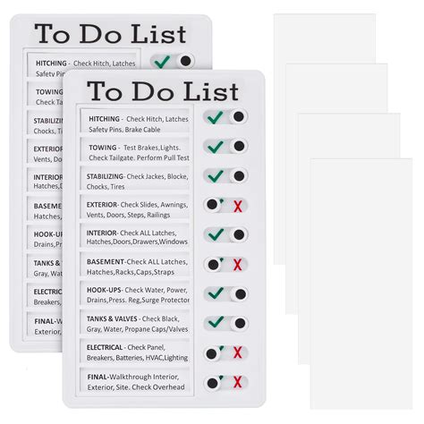 Buy Pieces To Do List Checklist Board Chore Chart For Adults