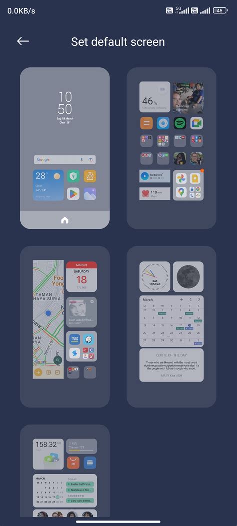 Rearrange home screen pages : r/miui