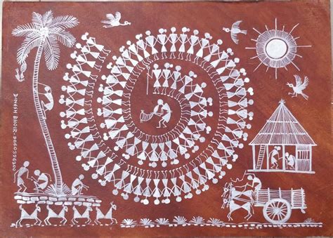 warli art painting history  dakota macmahon blog