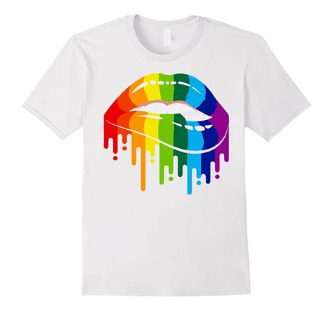 Hot Kiss Lips Gay Pride Lgbt T Shirt Lgbt Awareness Th Teehelen