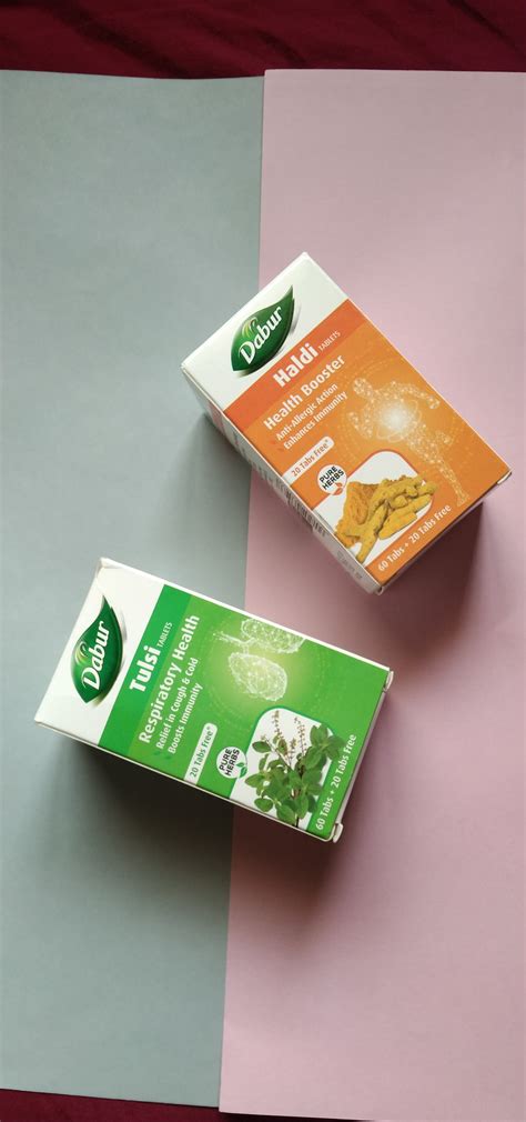 Buy Dabur Haldi Tablet - Health Booster | Anti Allergen | Enhances