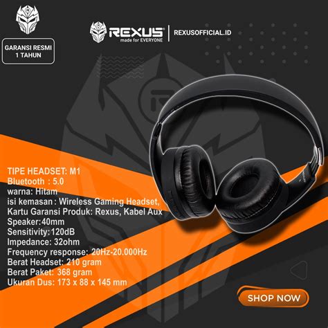 Jual Headset Bloetooth Bluetooth Headsed Gaming Hensed Bloetooth Rexus