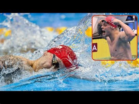 Matt Richards Stuns David Popovici In Men S M Freestyle Youtube