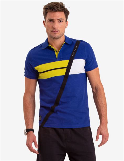 Diagonal Colorblock Polo Shirt Us Polo Assn