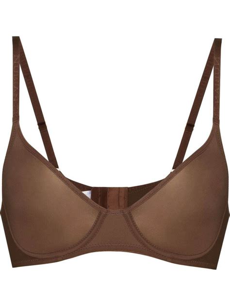 Buy Nubian Skin Naked Seamless Contour Bra Brown At Off Editorialist