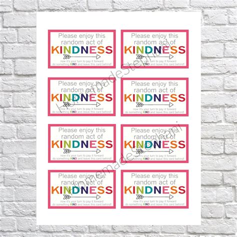 kindness cards printable 6