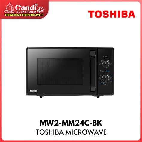 Jual TOSHIBA Microwave 24 Liter Low Watt MW2-MM24C(BK)-F | Shopee Indonesia