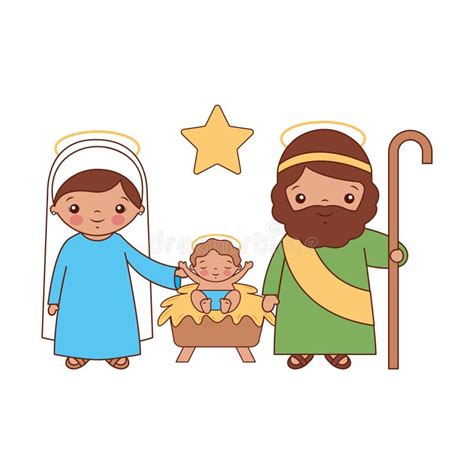 Nativity Scene Vector Stock Vector Illustration Of Cartoon