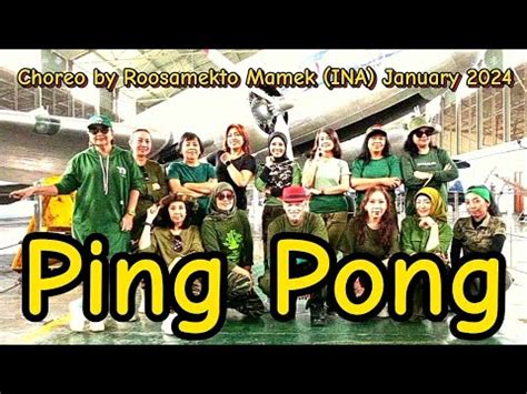 PING PONG Line Dance Choreo By ROOSAMEKTO MAMEK INA Class