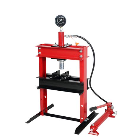Пресс гидравлический настольный с горизонтальным насосом 10 т с ...