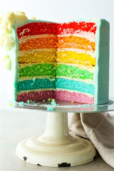 Layered Rainbow Cake | The Recipe Critic