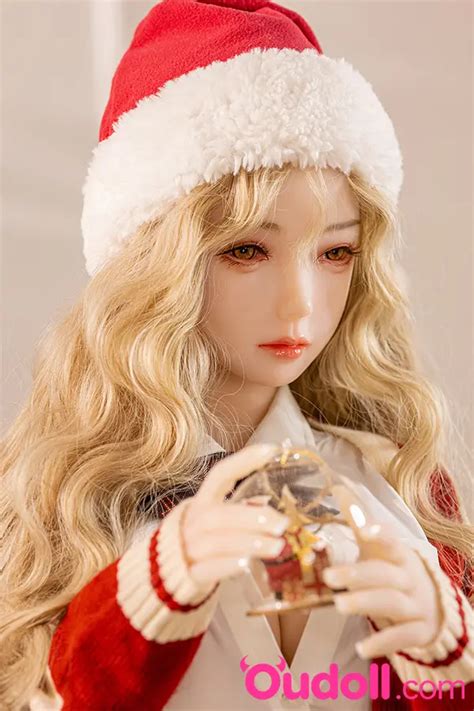 Big Breast Christmas Mini TPE Sex Doll Cm Lifelike Sex Doll Christmas Dress