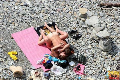 Naked Couple Caught Fucking On Public Nude Beach Photos