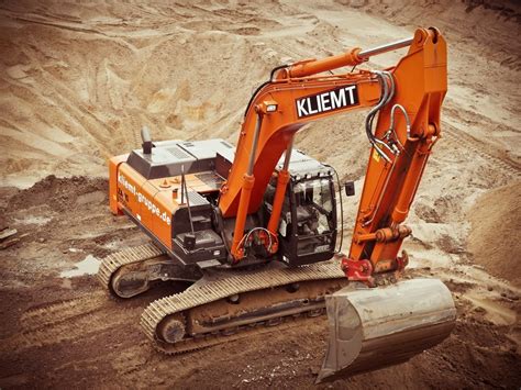 Excavators Construction Site Build 4k HD Wallpaper