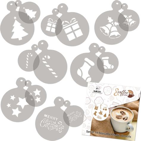 coffee art stencils 3
