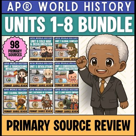 ap world history unit   bundle primary source review  mrbearteaches