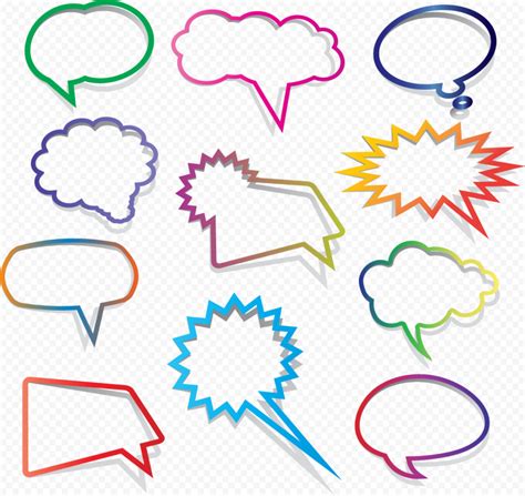Creative Thought Bubbles Thinking Speech Clipart Citypng