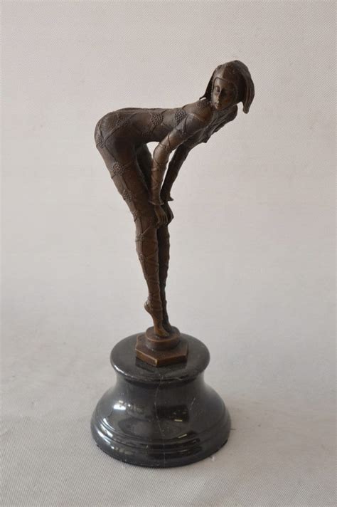 Gymnast Dancer Woman Nude Bronze Sculpture Figurine Statue Etsy