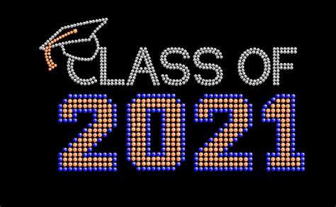 Class of 2022 2023 2024 Graduation Celebration Rhinestone Design Hotfix Motif DIY Bling - Etsy