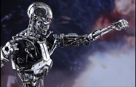 Toyhaven Hot Toys Mms Terminator Genisys Th Scale Endoskeleton Cm Tall Collectible Figure