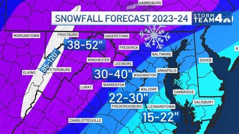 Big Winter” Expected As Nbc4 Releases 2023 2024 Winter Weather Outlook