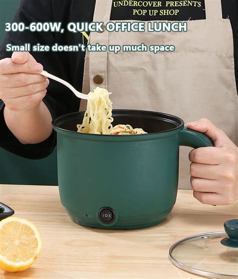 Mini Portable Electric Hot Pot Non Stick Cooking Pot Multi Functional Rice Cooker L Household