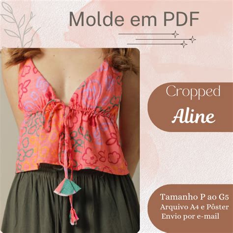 MOLDE EM PDF CROPPED ALINE UNIVERSO DOS MOLDES Hotmart