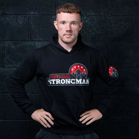 Official Strongman Signature Unisex Hoodie Black Giants Live