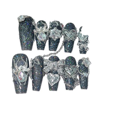 Flashing Hot Girl Dark Heavy Industry Dark Night Gilt Detachable Hand Weared Armor Shopee Malaysia