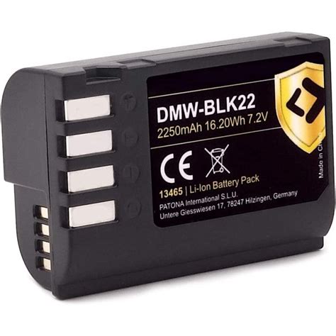 Patona Protect Batería DMW BLK22 para Cámaras Panasonic PcComponentes