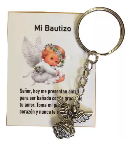 30 Llaveros Recuerdo Bautizo Niña Meses sin interés