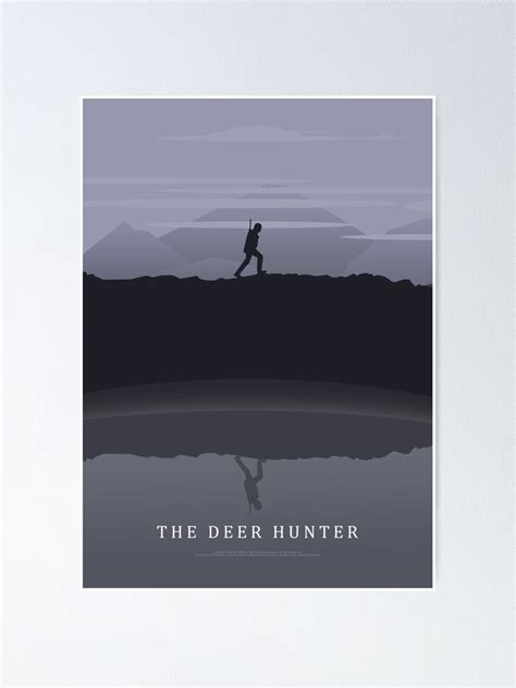 The Deer Hunter Poster By Fnk Creative Redbubble