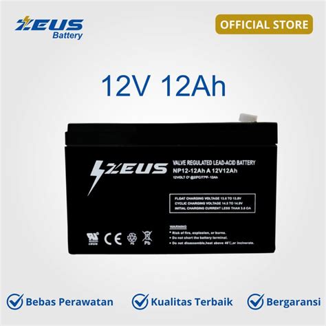 Jual Battery VRLA 12V 12Ah Aki Solar Panel Surya Baterai Aki Kering