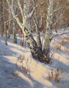 Ginny Butcher Aspens At Boxelder Oil Painting Entry January