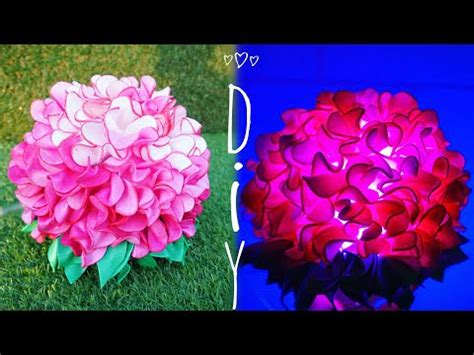 Светильник ГОРТЕНЗИЯ из изолона или фоамирана своими руками, DIY Lamp ...