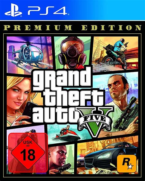 Buy GTA V Grand Theft Auto 5 PS4 Premium Edition (DE / GERMANY) USK 18 ...