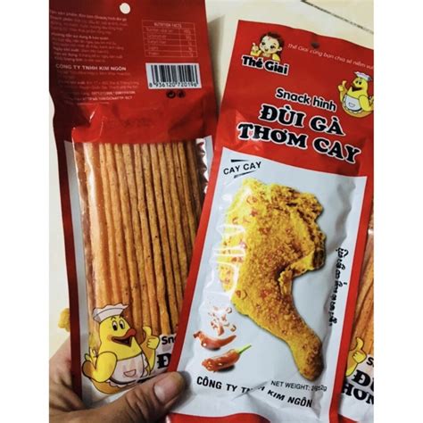 Snack Tăm Cay Hình Đùi Gà Thơm Cay Tăm Cay Que Cay Đồ Ăn Vặt Hot Cổng Trường Shopee Việt Nam