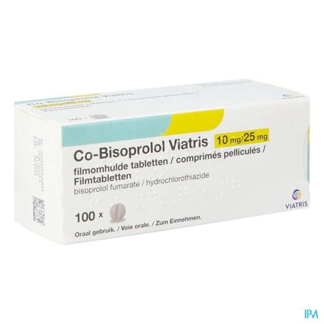 Co Bisoprolol Viatris 10mg 25 0mg Omhulde Tabl 100 Apotheek Vanderhaegen