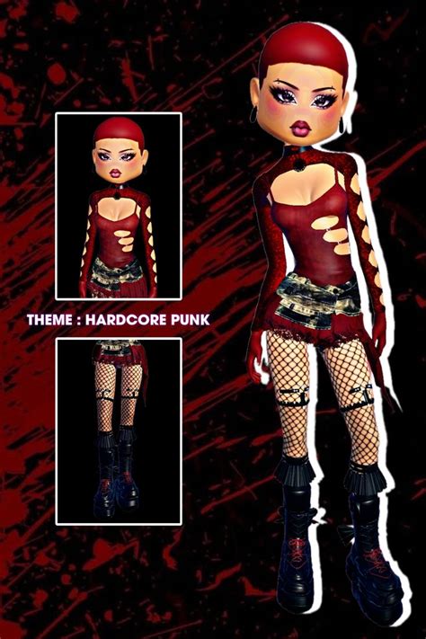 Dress To Impress Theme Hardcore Punk In Hardcore Punk Dress