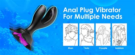 Amazon Anal Plug Vibrator Sex Toys OHTop Expanding Vibrating Butt Plug With Vibration