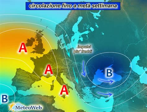 Previsioni Meteo torna l alta pressione con clima più mite di giorno