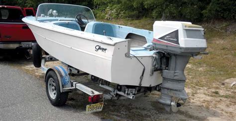 Classic Boat A 75 Hp Evinrude Flies This Glasspar Citation Proptalk