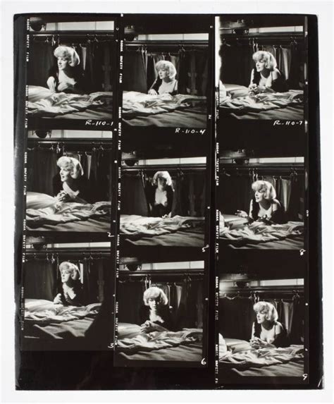 Marilyn Monroe Some Like It Hot Contact Sheet