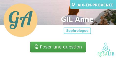 Gil Anne Sophrologue à Aix En Provence Resalib