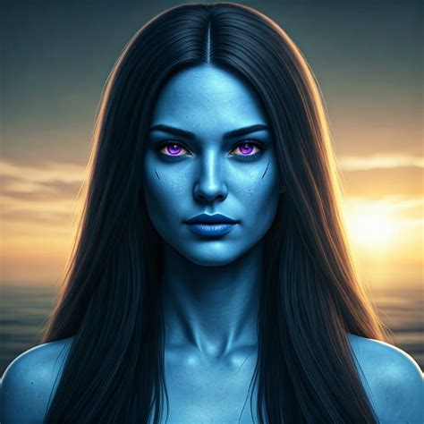 hyperrealistic portrait   omni queen   dist ai art