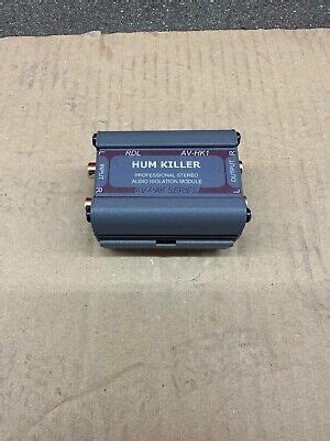 Rdl Av Hk Hum Killer Stereo Audio Isolation Transformer Ebay