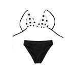 Argento küçük üçgen kız çocuk bikini siyah U14824001 MayoCenneti