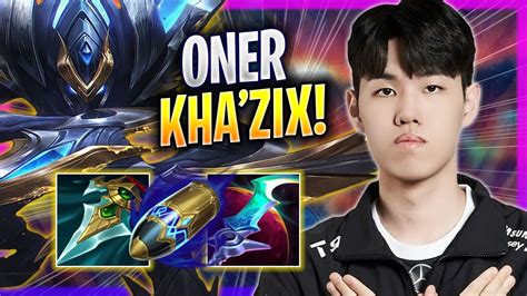 ONER PERFECT GAME WITH KHA ZIX T1 Oner Plays Kha Zix JUNGLE Vs Vi