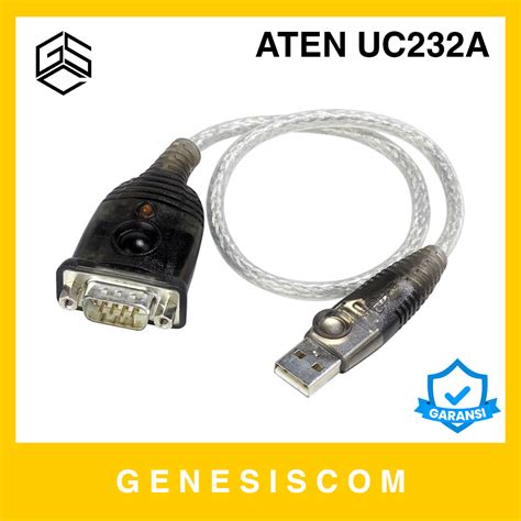 Jual Kabel USB To Serial RS232 DB9 ATEN UC232A Konverter Converter