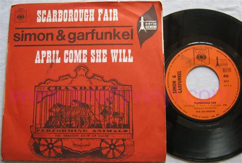 Totally Vinyl Records Simon Garfunkel Scarborough Fair Inch